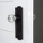 Placa Meadows y pomo puerta cristal