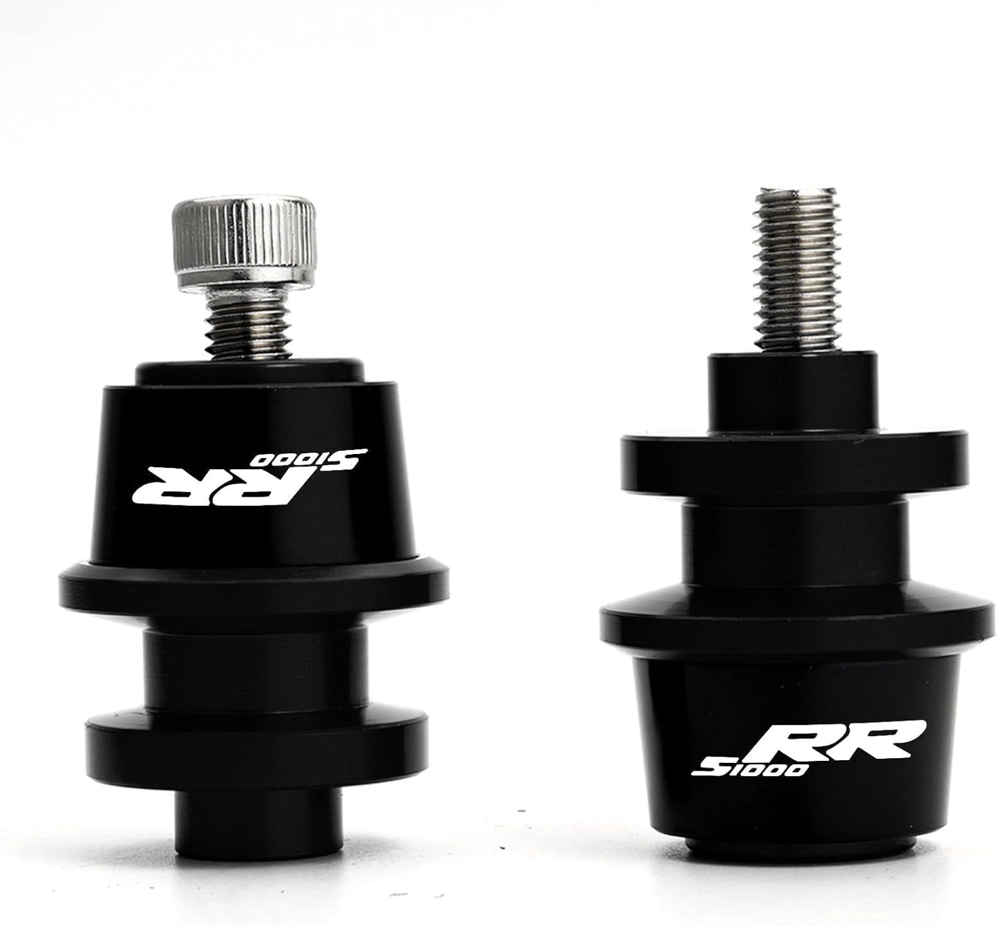 Ajuste para BMW S1000RR 2pcs carretes brazo oscilante negro