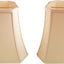 Pantalla básica rectangular 4x6x8" beige set 2
