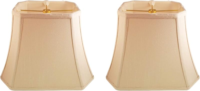 Pantalla básica rectangular 4x6x8" beige set 2
