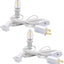 2 Cables LED C7 6ft con enchufes para Halloween y navideño