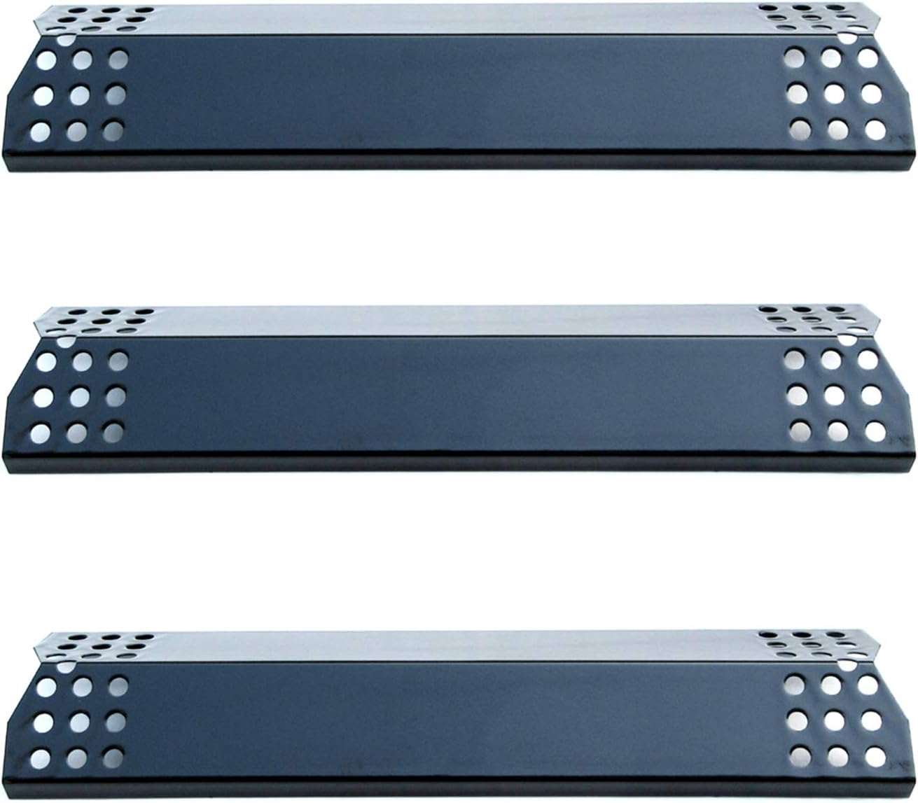 3 Pzas Escudo Térmico Acero Porcelánico para Grill