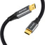 Cable USB-C a Micro USB 6.6ft chapado oro para PS4 Kindle