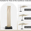 Funda sombrilla patio resistente UV con cremallera beige