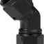 Acoplador giratorio 45 grados aluminio negro