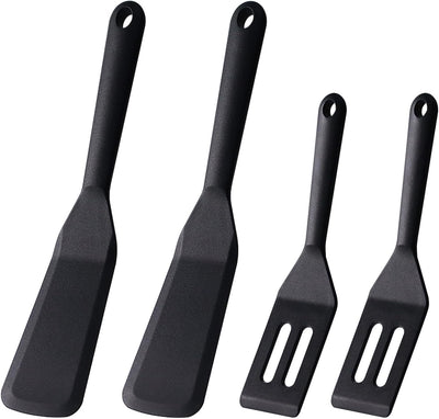 4 Pzas Espátula Silicona Flexible para Brownie y Pescado