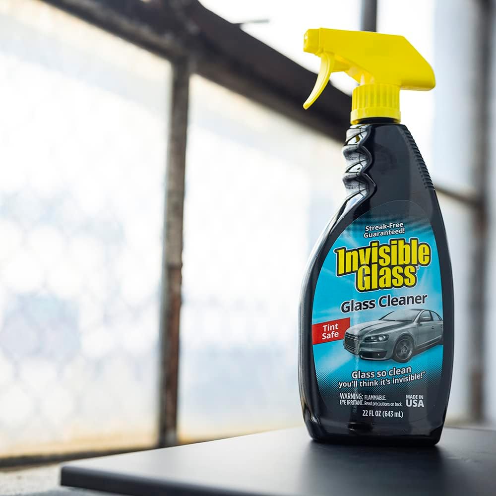 Kit limpieza vidrio 3 pzas spray toallitas microfibra