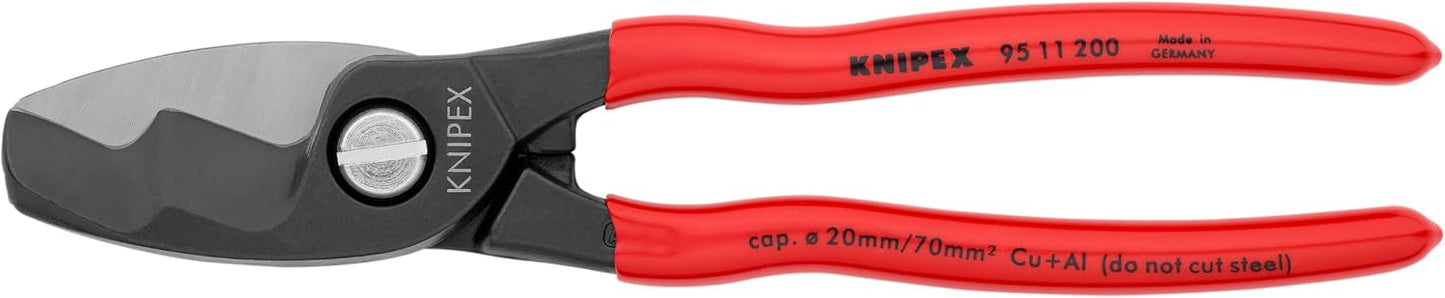 Tijeras cable doble filo 8pulg KNIPEX