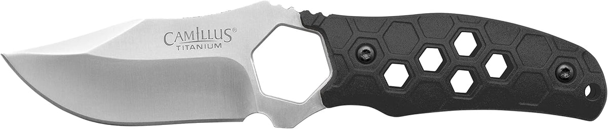 Cuchillo acero inox 420 7.25pulg para supervivencia