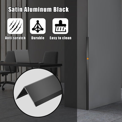 Protectores esquina L 90° aluminio 12uds