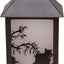 Linterna LED sin llama de monstruos Halloween 13pulg negro