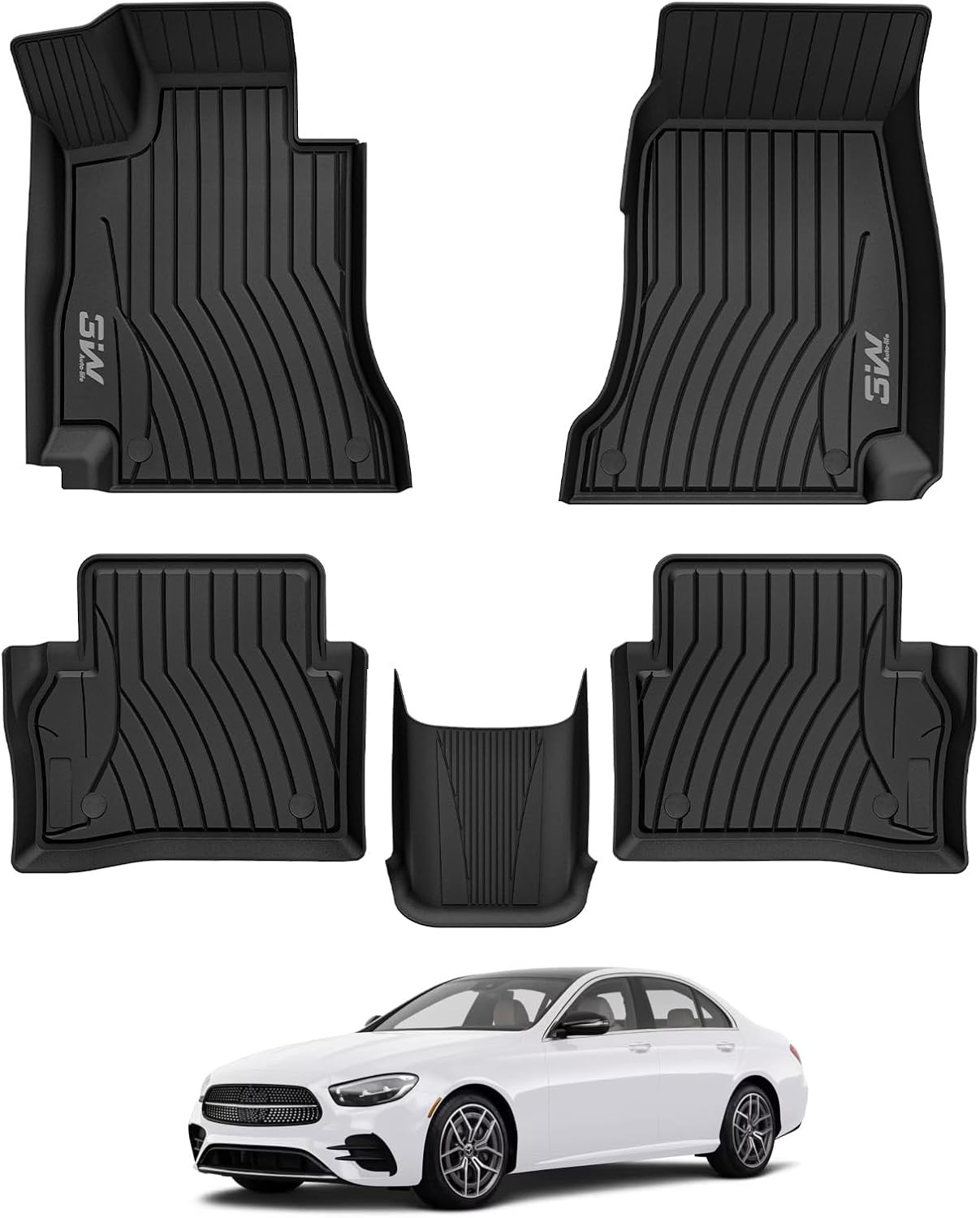 Alfombrillas Benz E-Class E300/E350/E400 TPE negro