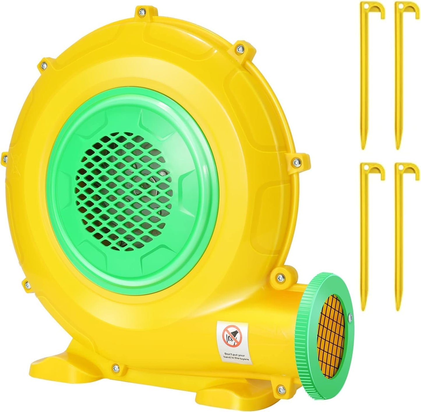 Soplador aire 750W 1HP para inflables castillo toboganes