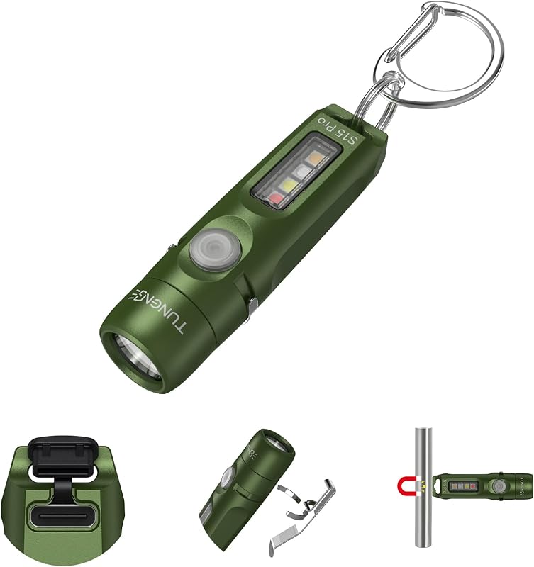 Linterna recargable S15Pro 750lúmenes EDC con imán 11 modos