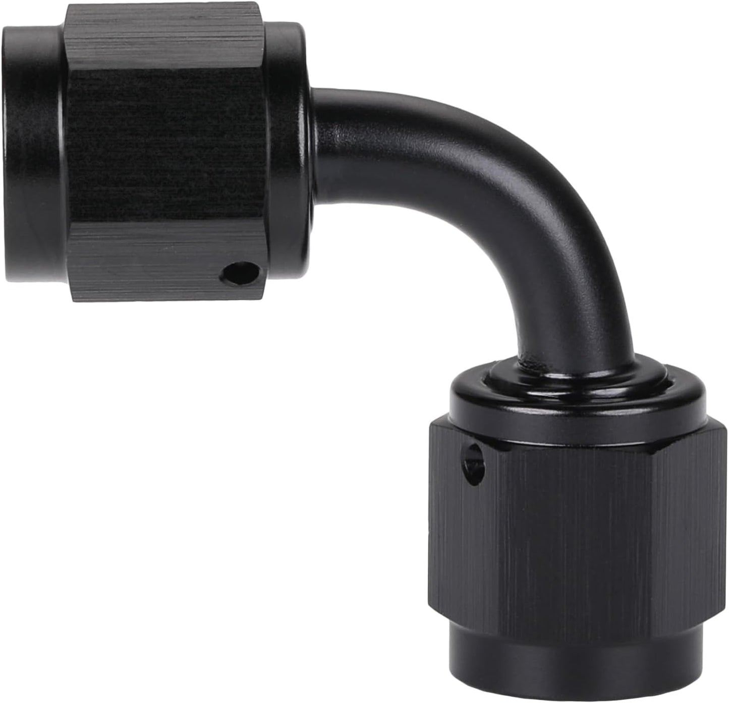 Acoplador giratorio 90 grados aluminio negro