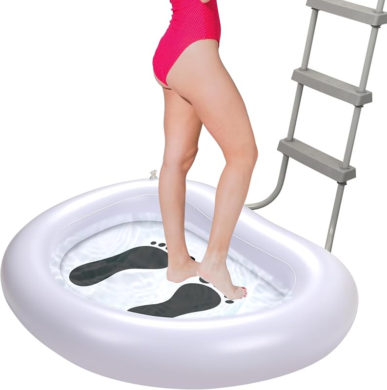 Cuenca inflable baño de pies para piscina portátil