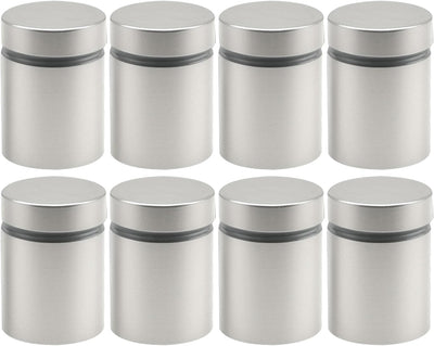 8 Pzas Tornillos Soporte Acero Inox para Paneles