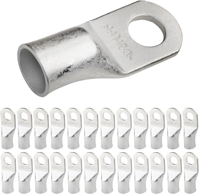 25 Lengüetas Cable Batería Cobre Estañado 4/0 AWG 1/2"