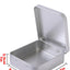 8 Latas Metal Plateado con Tapas Bisagra para Dulces Regalos