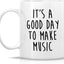 Taza cerámica Make Music café 11oz regalo cumpleaños