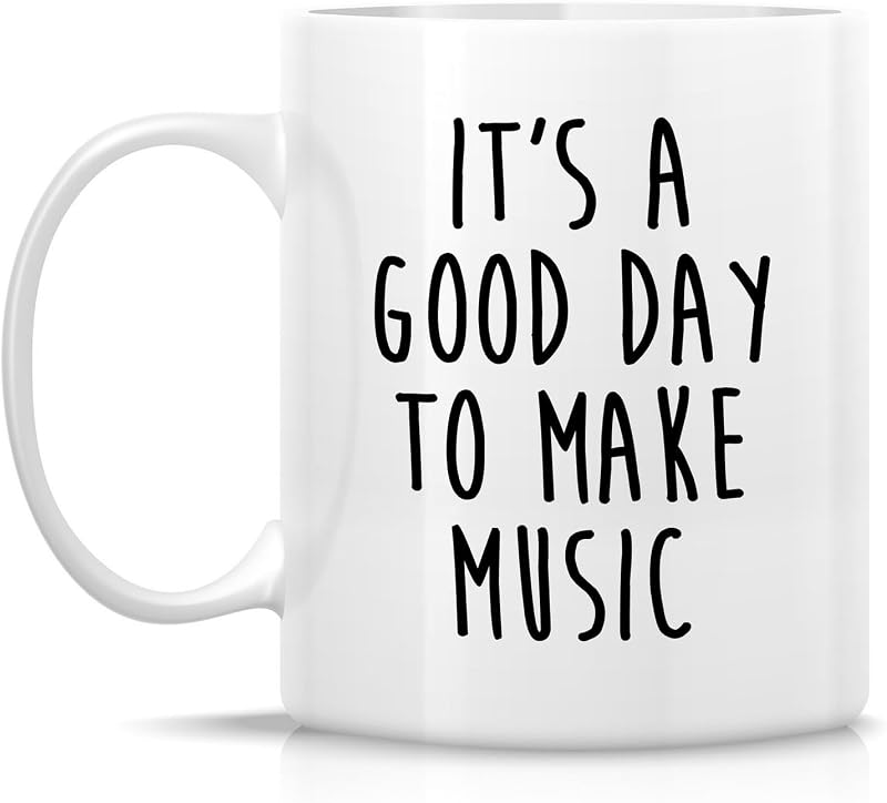 Taza cerámica Make Music café 11oz regalo cumpleaños