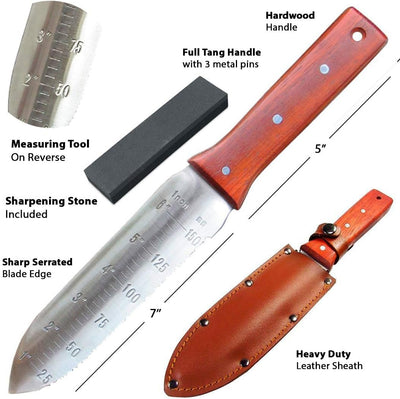 Cuchillo jardinería Att-8475 color negro