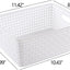 Cesta plástico 8qt tejido 4 Pzas