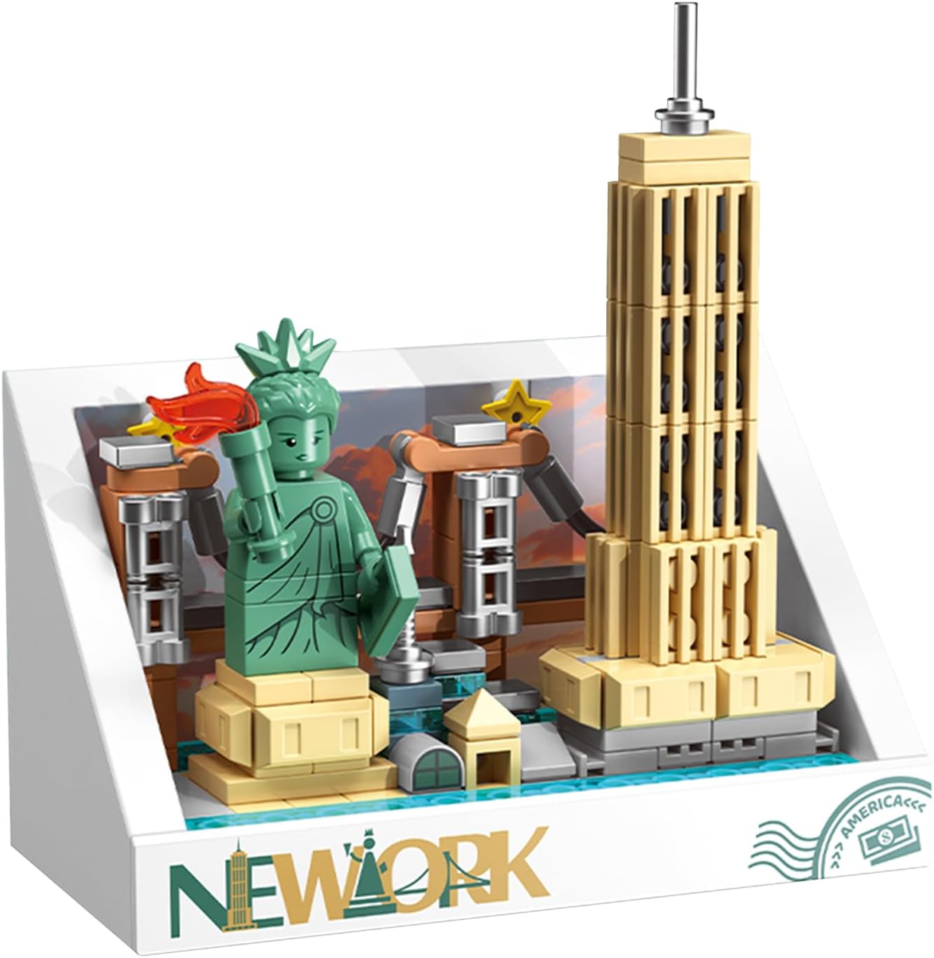 Imán nevera bloque 3D decoración hogar oficina regalo creativo