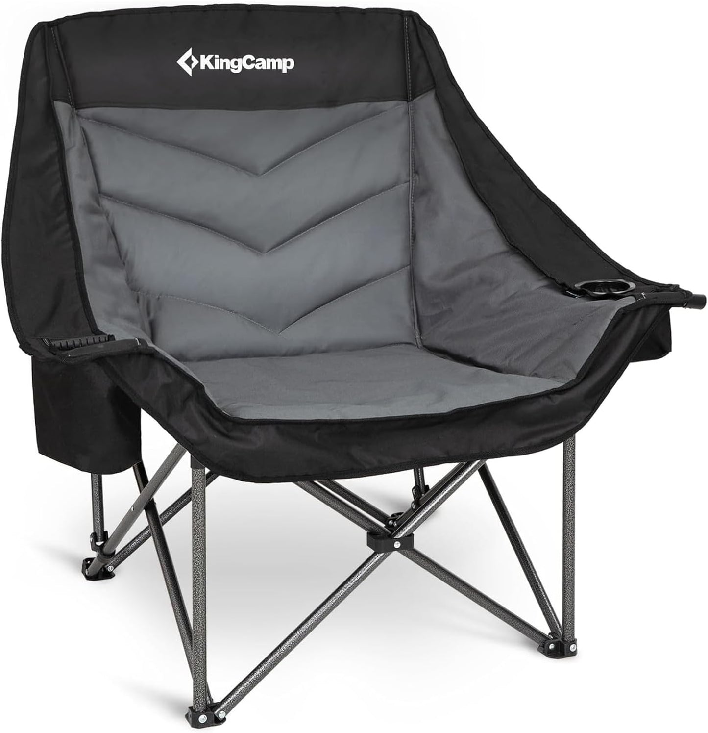 Silla camping plegable 500lb asiento acolchado con