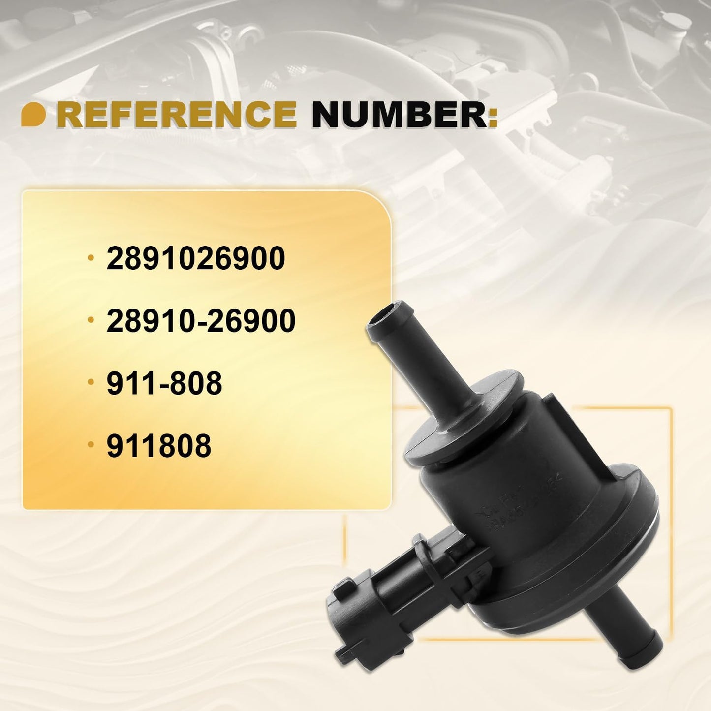 Solenoide válvula purga depósito vapor comp Genesis Equus