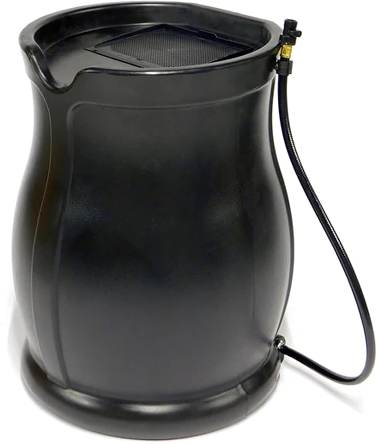 Barril lluvia 45gal sin BPA manguera 3.5ft negro