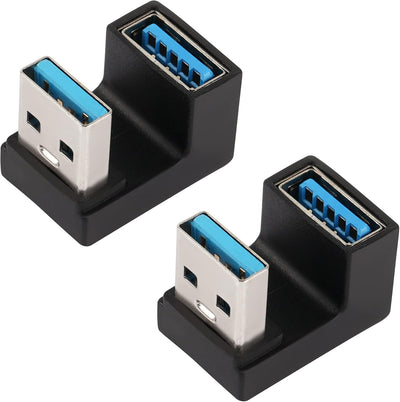 Adaptador USB 3.1 tipo A macho a hembra 10Gbps 2 Unids
