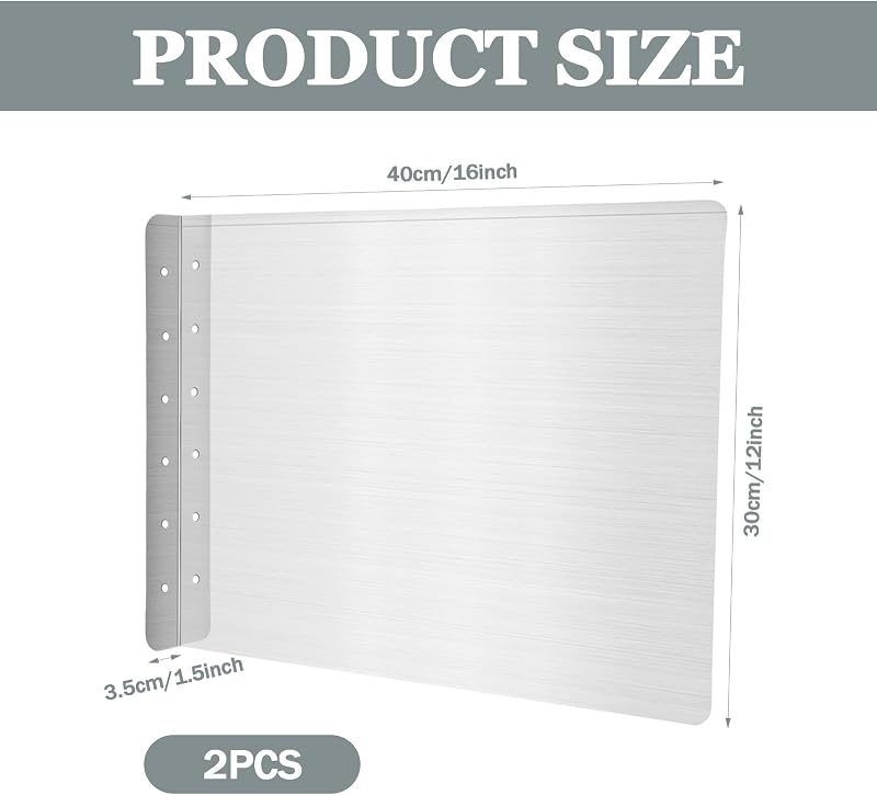 2 Protectores laterales acero inox para fregadero 16x12pulg