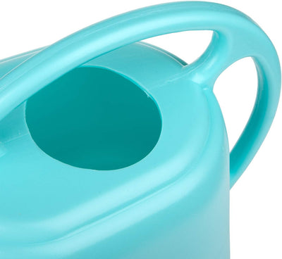 Regadera plástico azul brillante 1gal