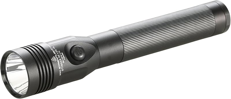 Linterna LED recargable 800 lúmenes color negro