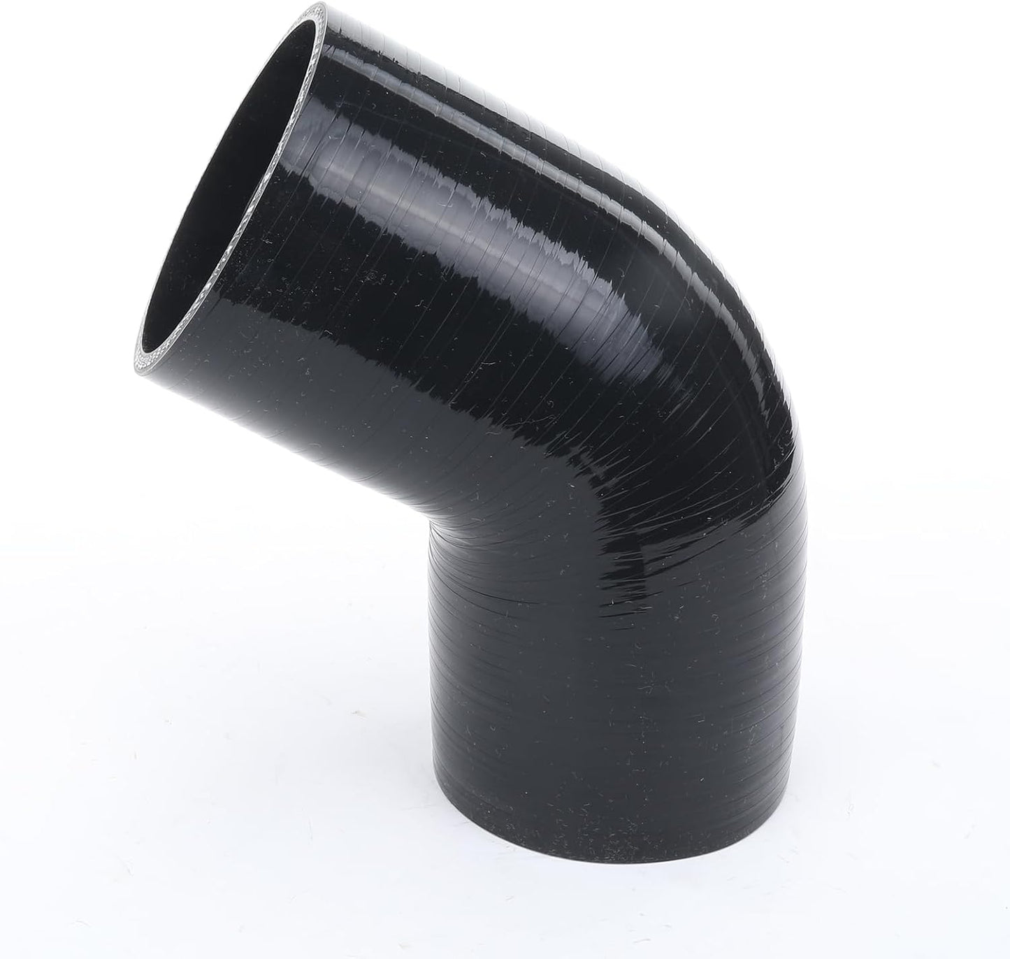 Manguera silicona acoplador codo 60grados 3.5"
