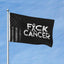 Bandera cáncer de mierda 3x5ft duradera para balcón