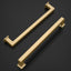 10 Tiradores Bronce Champán 6.3" para Gabinetes Cocina