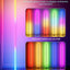 Lámpara pie RGB con control app 16M colores set 2