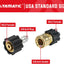 Kit conexión rápida lavadora presión M22 a 3/8" 2 pzas