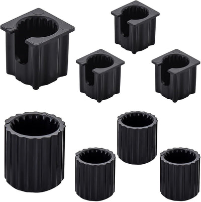 Ranuras para grifo adaptador plástico negro comp