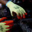 Guantes látex gruesos palma arrugada agarre húmedo