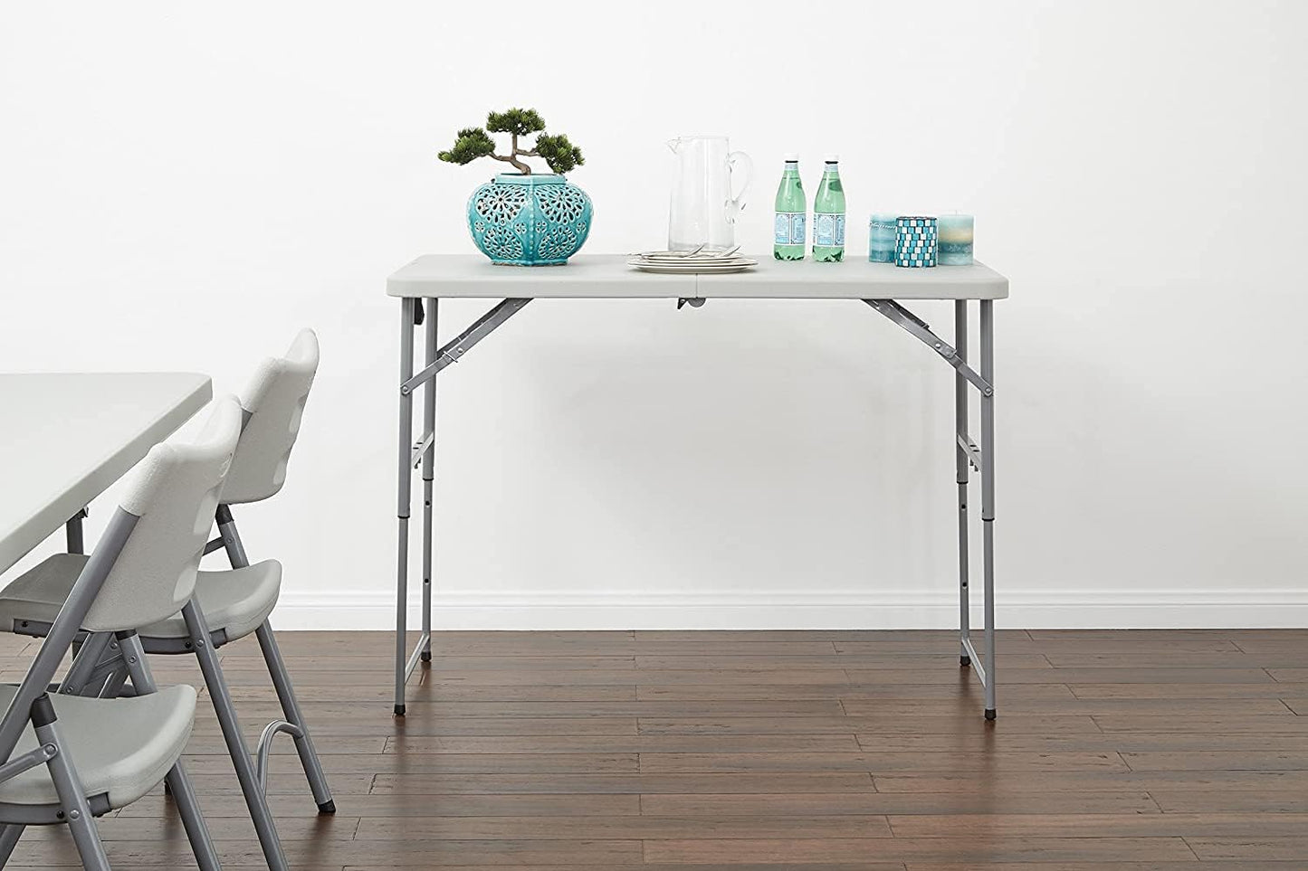 Mesa cuadrada resina multiuso 36x36pulg Blanco