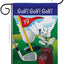 Bandera jardín vertical golf 13x18.5pulg multicolor