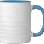 Taza Cerámica con Nombre Azul/Blanco