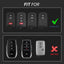 Funda llavero fibra vidrio comp Toyota Tacoma 4Runner rojo