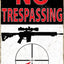 Letrero metal no trespassing 8x12pulg para patio garaje