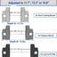 Kit soporte leña 2x4 3 profundidades ajustables patio
