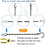 Set cadenas colgantes metal negro para comederos aves