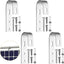 4 Soportes Acero Inox para Panel Solar Balcón